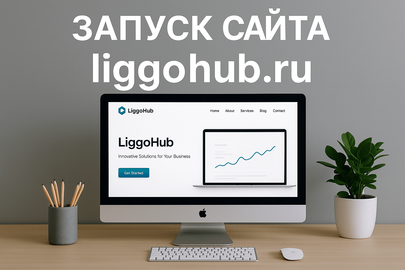 Запуск сайта liggohub.ru
