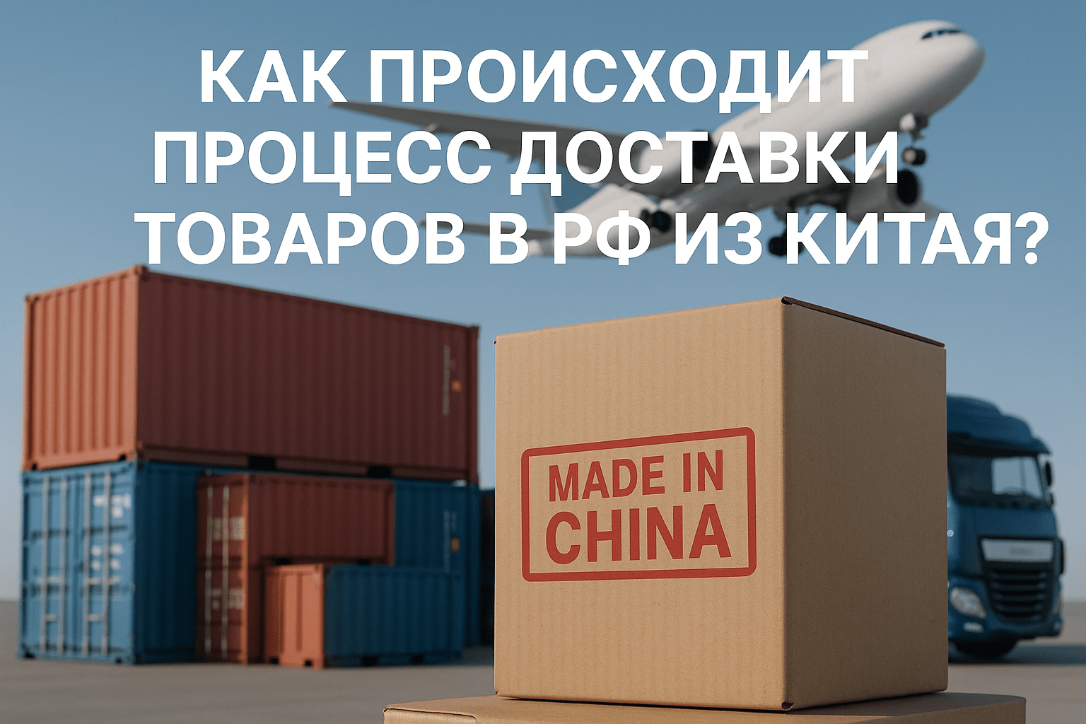 Как происходит процесс доставки товаров в РФ из китая?