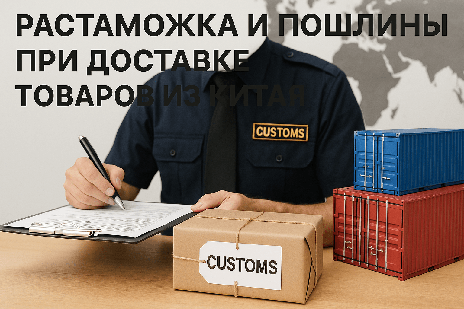 Растаможка и пошлины при доставке товаров из Китая