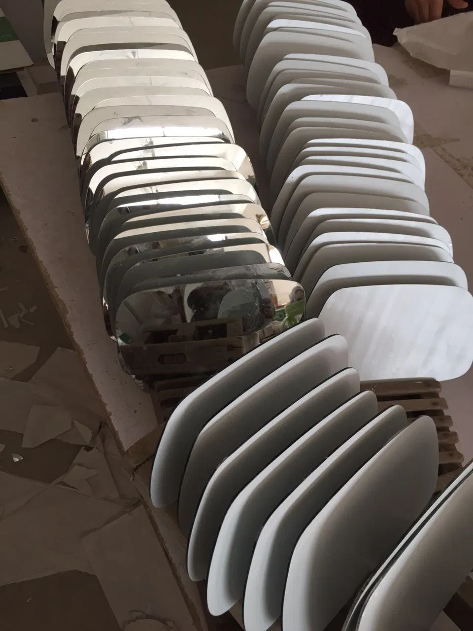 Asperical Double Radius Auto Mirror Glass Lens