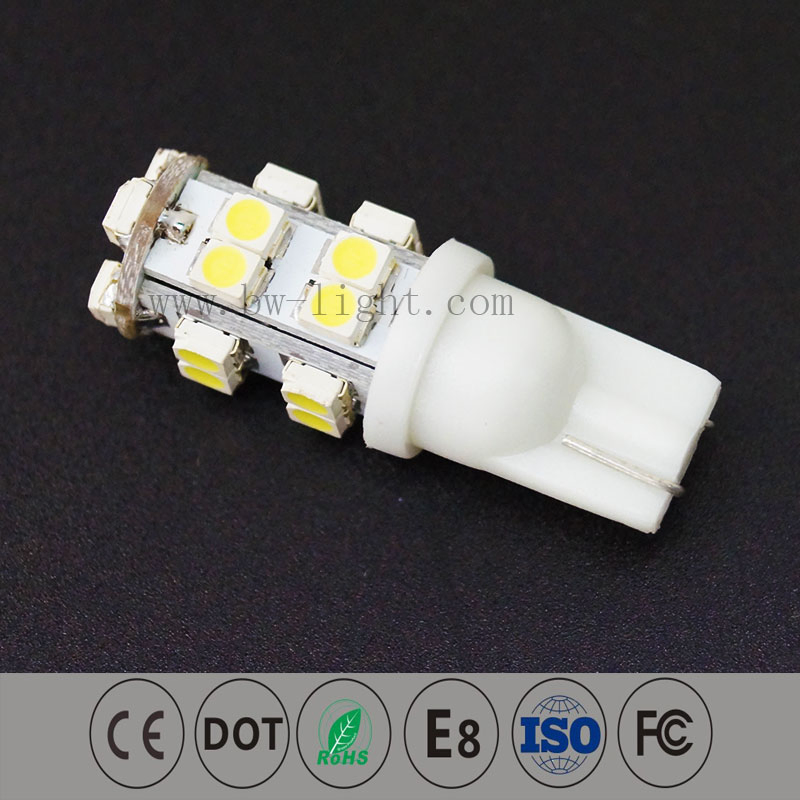 Светодиодная лампа T10 SMD для авто (T10-WG-020Z3528)