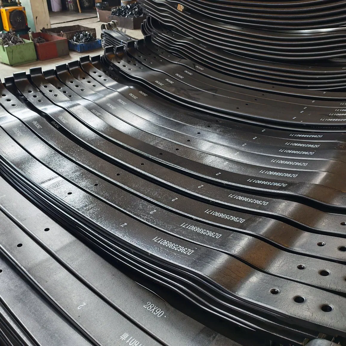 Special Heavy Truck Vehicle Chassis Suspension System High Strength Leaf Spring