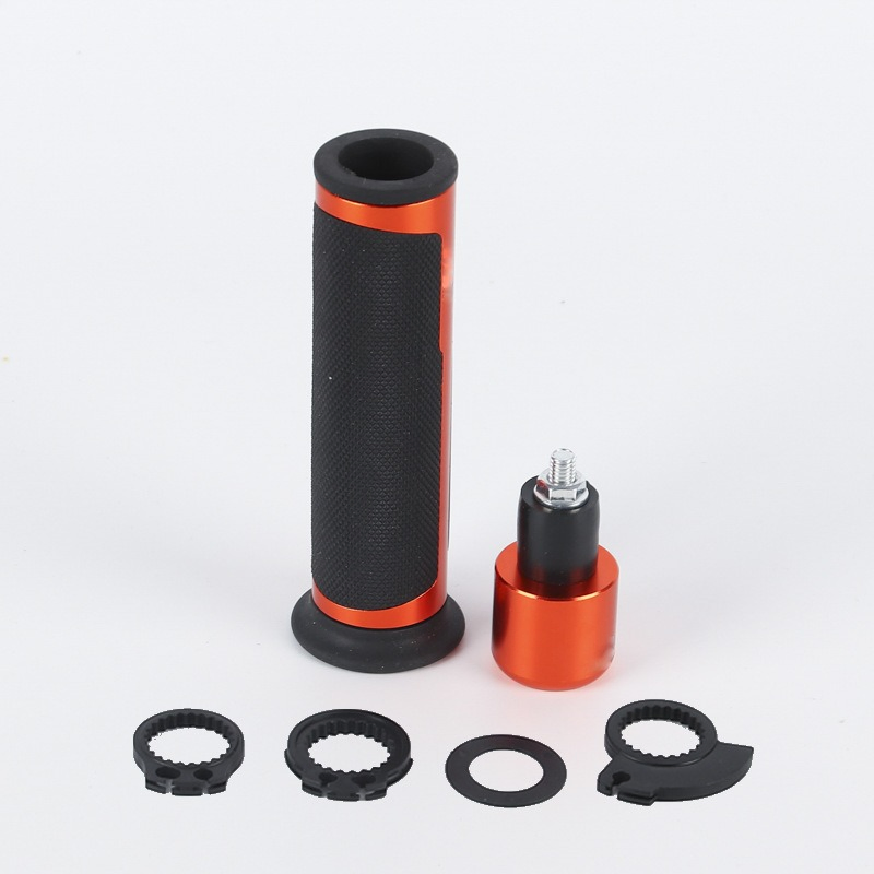 Universal Comfort Grips - Non-Slip Pattern Design for Motorcycles & Power Scooters