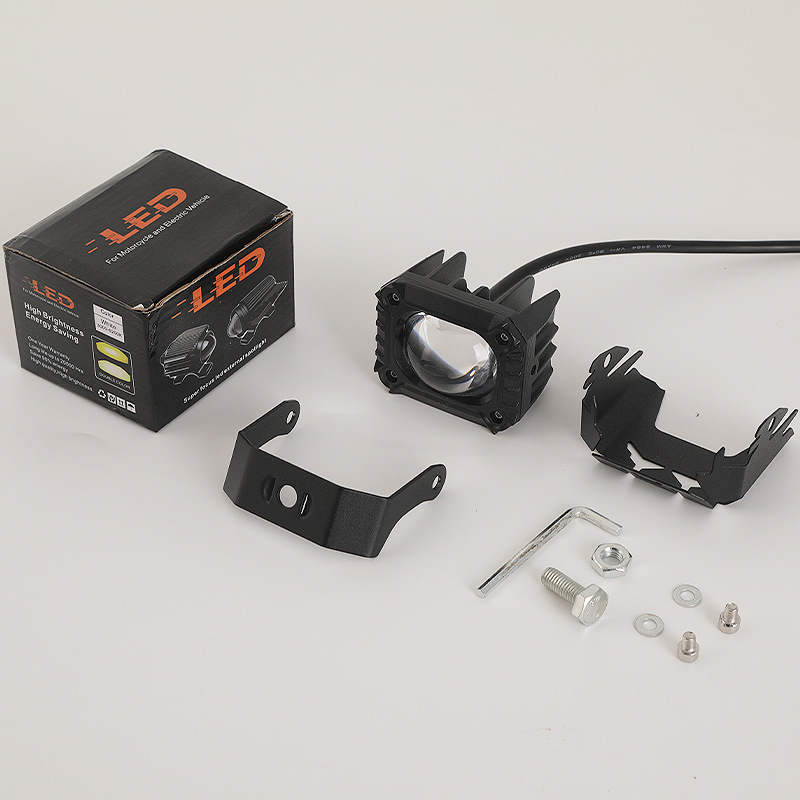 High Brightness Large Monocular Spotlights LED Motorcycle External Auxiliary Spotlights Modified LED Headlight