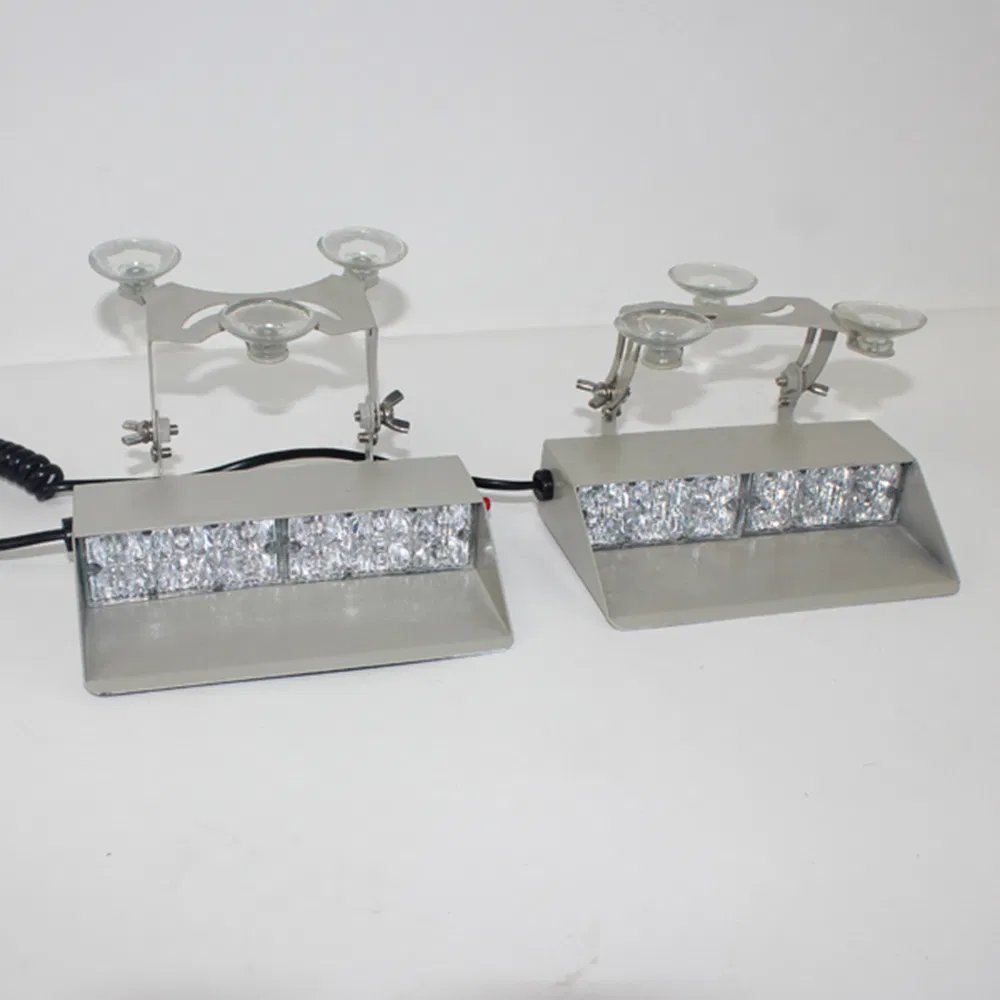 12 светодиодных мигающих сигнальных огней на присоске для лобового стекла