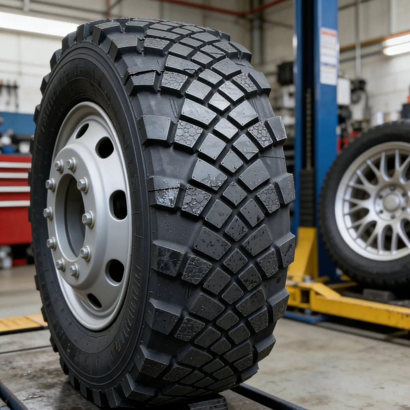 Chaoyang CS100 315/80r22.5 18pr Impact-Resistant Engineering Machinery Tire