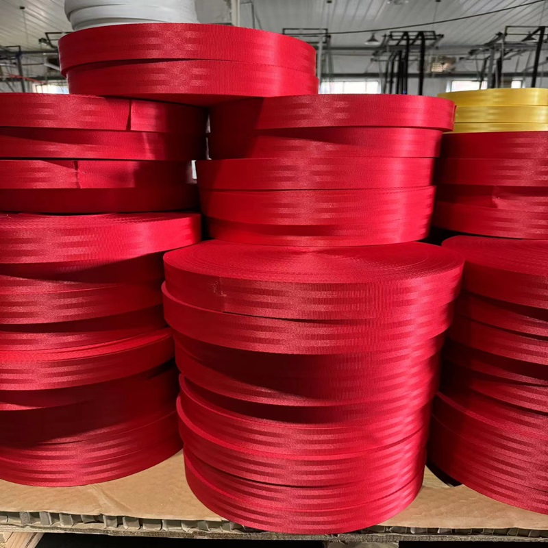 High Tenacity Nylon Ribbon Fabric Polyester Car Safety Seat Belt Webbing Strap