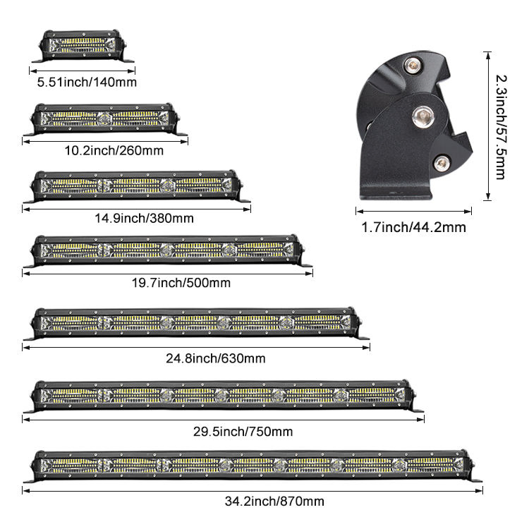 Bkr LED Light Bar Super Bright 50 Inch 4X4 off Road Truck LED Light Bar Smart Single Row Car LED Light Bar