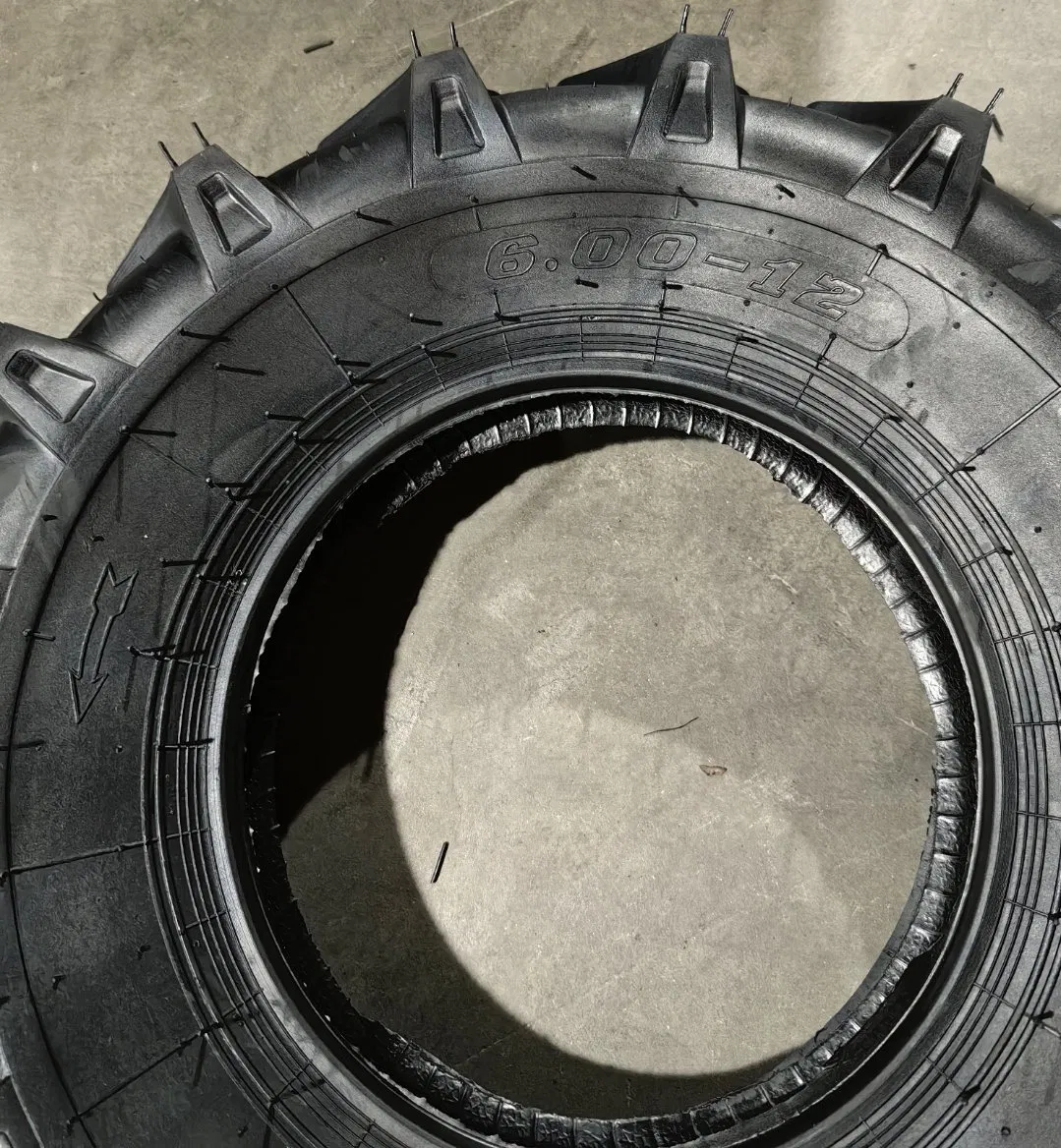 6.00-12 Rubber Pneumatic Wheel Tire for Rotary Tillers