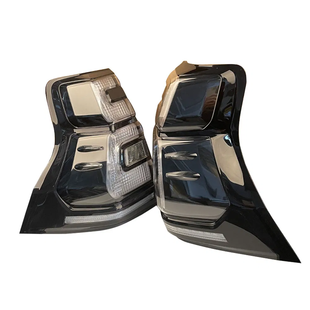 Car LED Taillights Flow Light Steering Brake Lamp Smoky for Toyota Prado Fj150