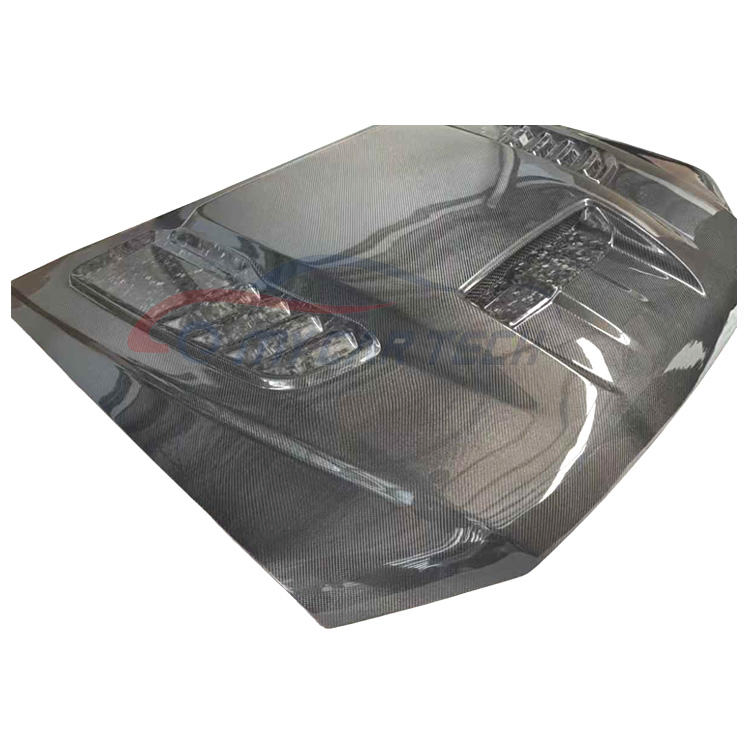 Carbon Fiber Engine Hood Bonnet for Dodge Ranger