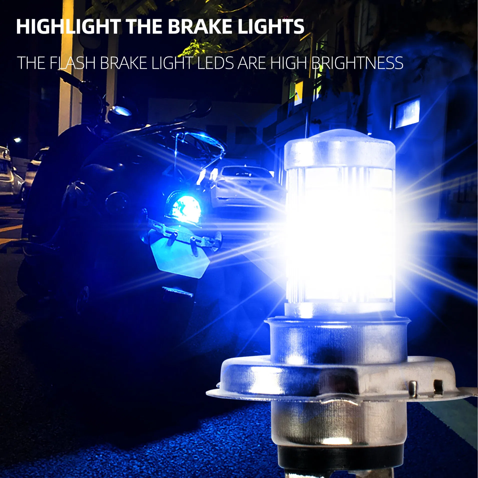 Светодиодные лампы H4 33 12V 2W для стоп-сигнала