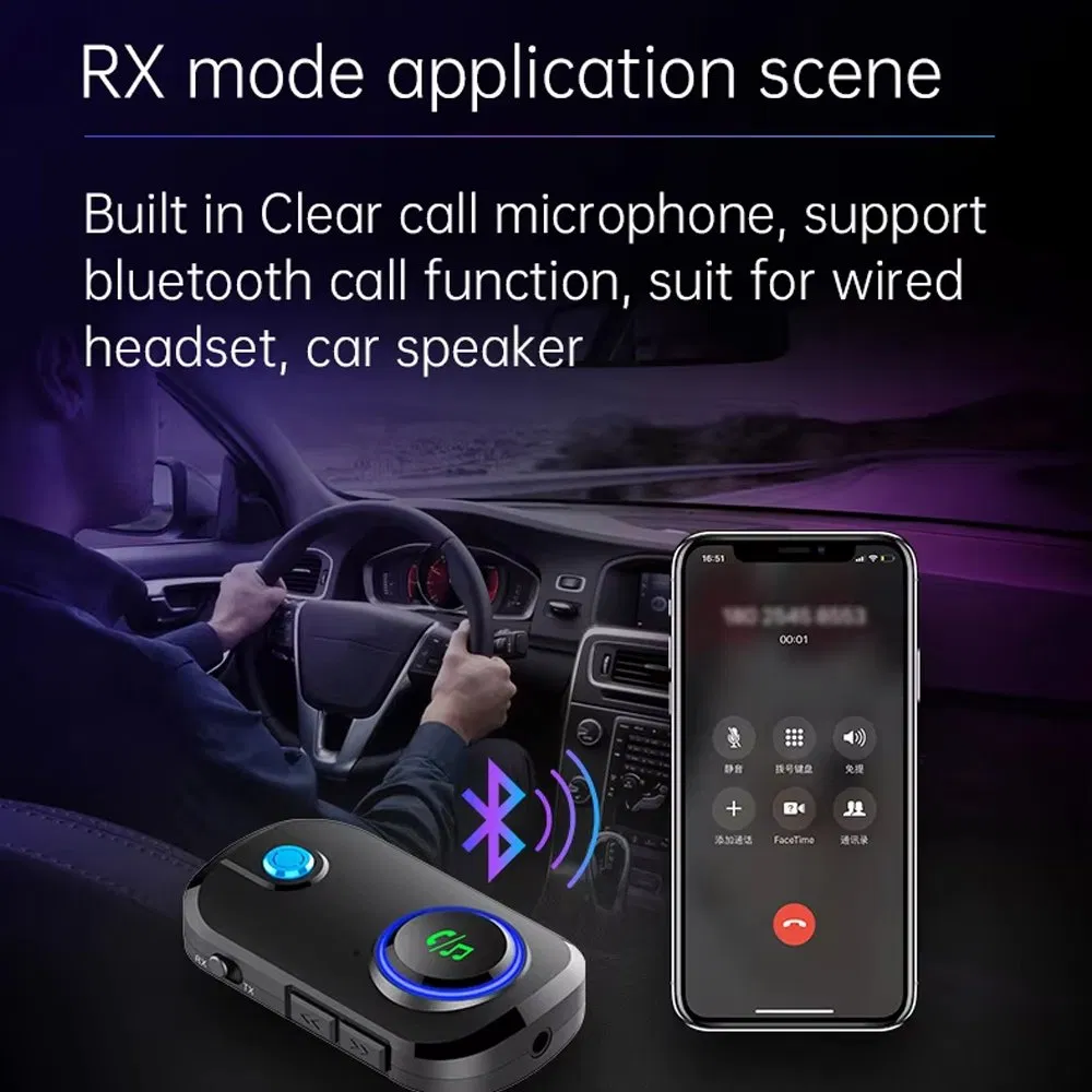 Latest Best Selling Bluetooth Transmitter and Receiver with LCD Display Support Double Listening MP3 Player