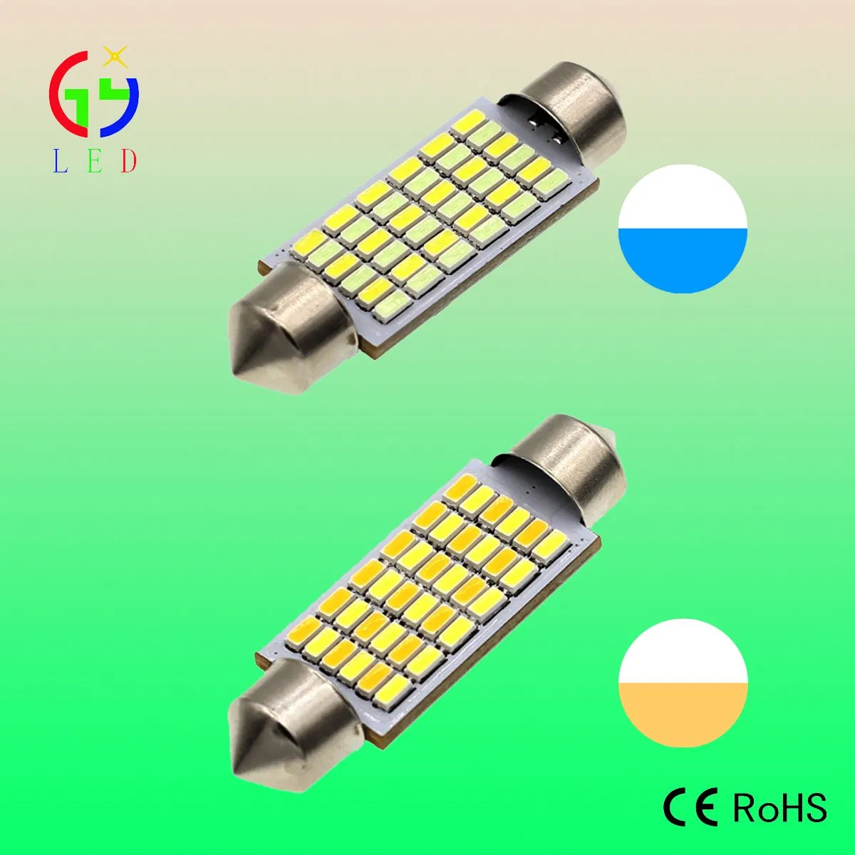 Светодиодные лампы для авто Superbright Festoon 31-41 мм