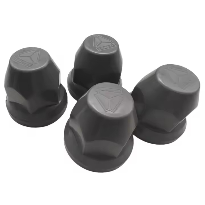 33mm Screw-on ABS Chrome Lug Nut Covers Wheel Truck Nut Cover