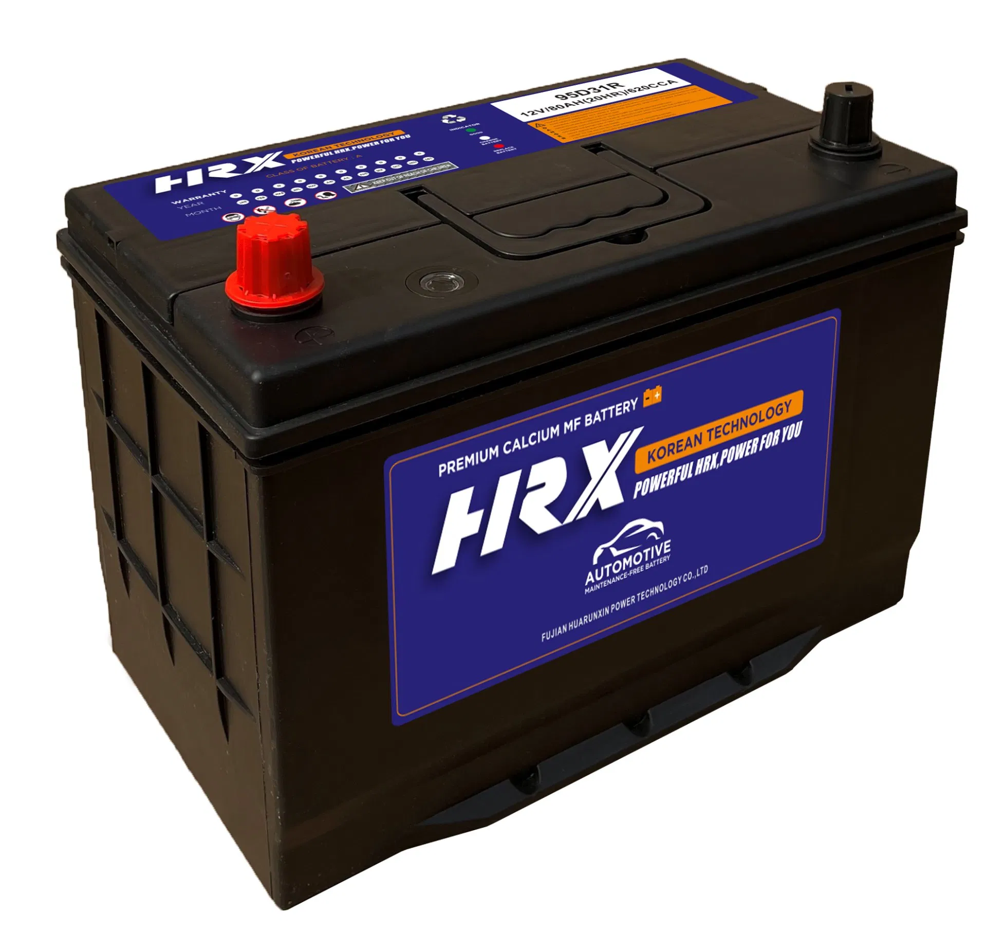 Car Battery Good Quality Maitenance Free Auto Battery 95D31L 12V80ah