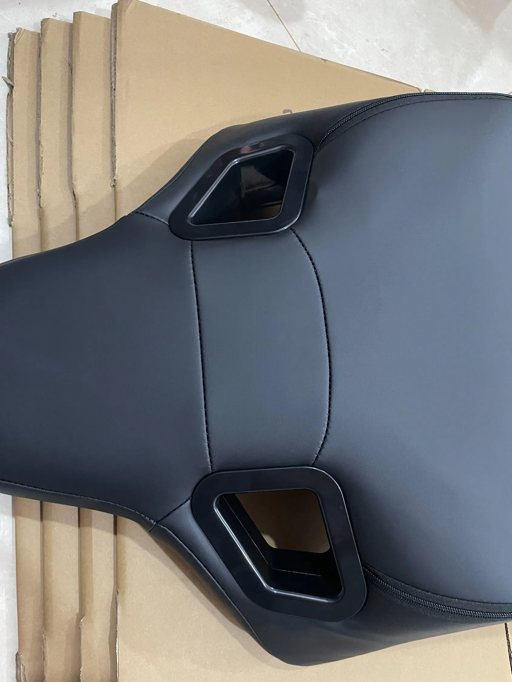 Universal Racing Seat Adjustable Black Carbon Fiber Bus Seat