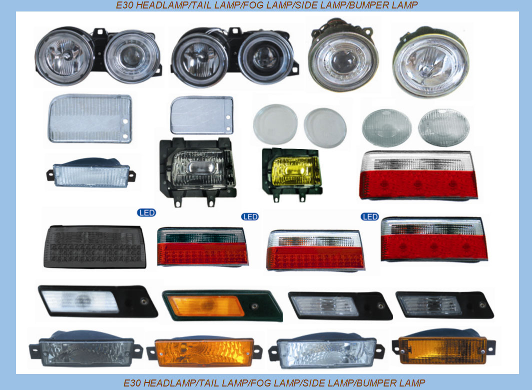 for BMW X1 Angel Eye /LED Headlight /Tail Light /Fog Light /Side Light /Bumper Light /Corner Light