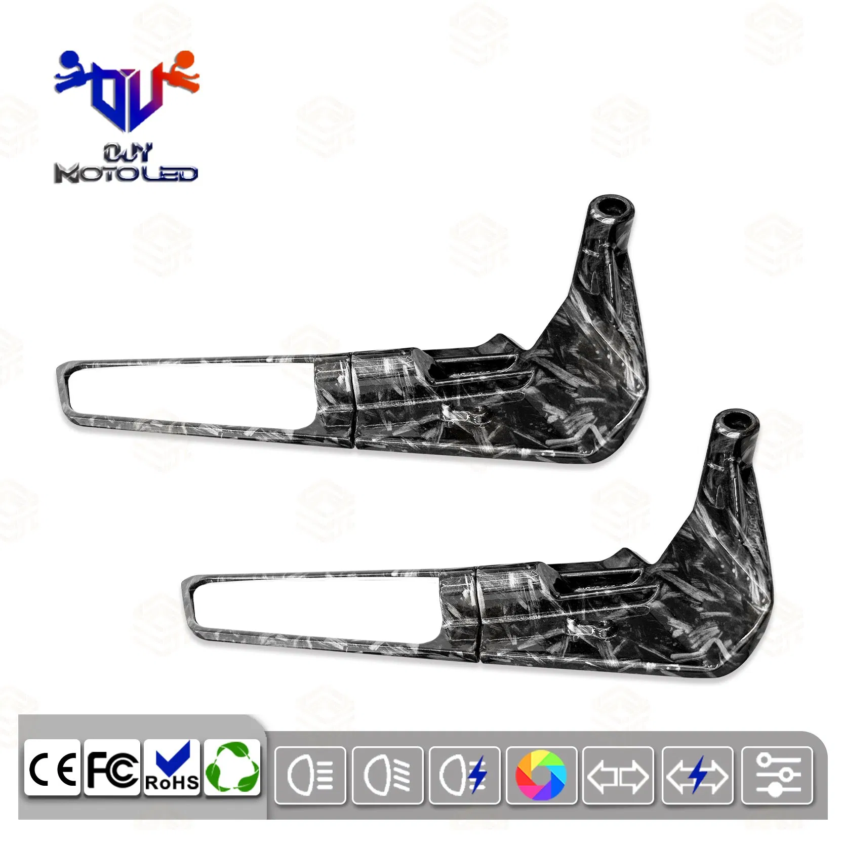 High Quality Motorcycle off-Road Vehicle Universal Large Rearview Mirror Accessories