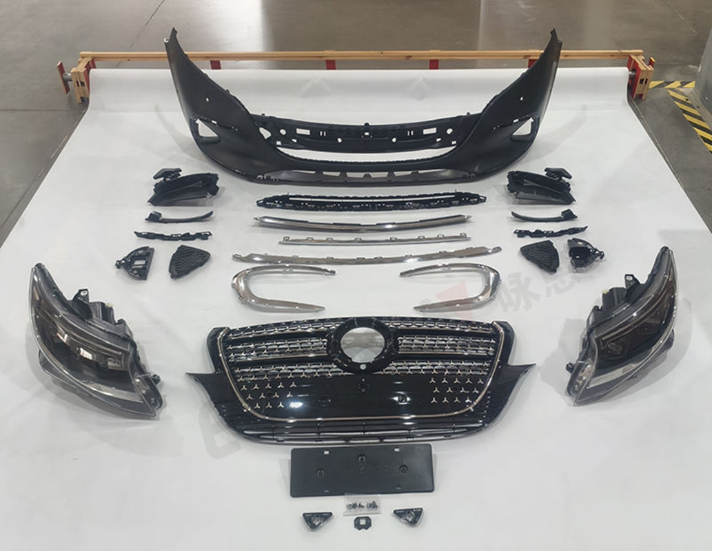 2016-2023 Benz V Class Vito W447 Upgrade to 2024 Style Car Body Kit Headlights Car Bumpers Auto Facelift Accessories Old to New