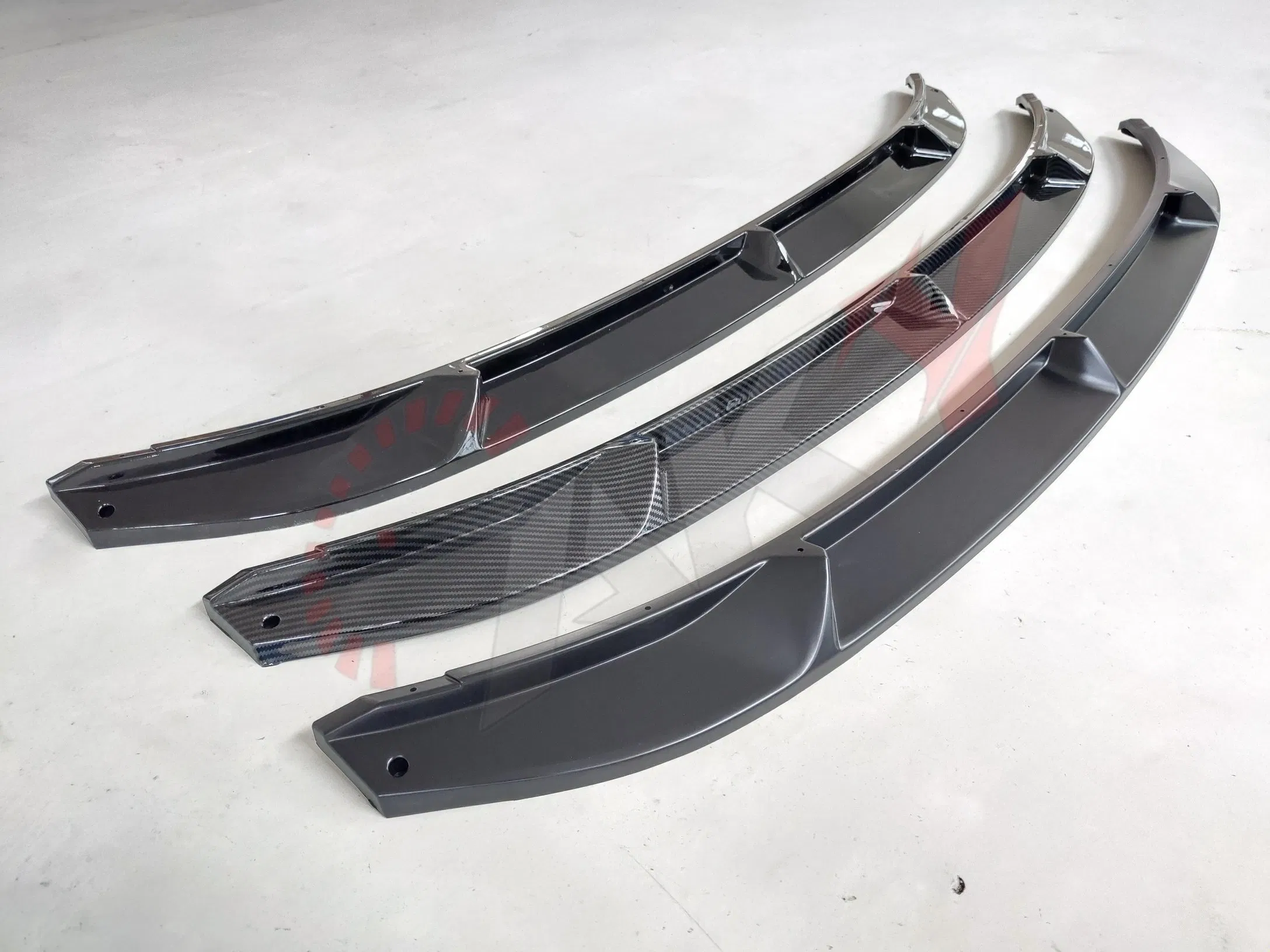 for Hyun-Dai Lafesta 2019-2021 3 Sections Front Bumper Lip Body Kit