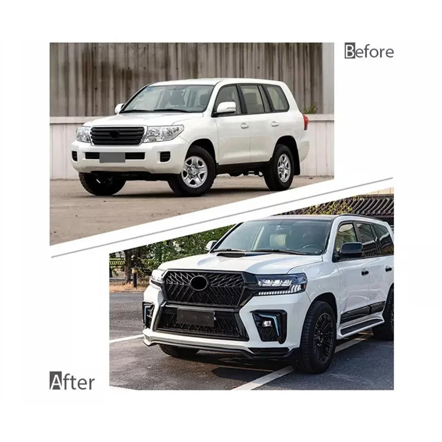 LC200 Upgrade to LC300 2022 Facelifting Body Kit for Toyta Land Cruiser Landcruiser Bodykit 2008-2015 Bodykit