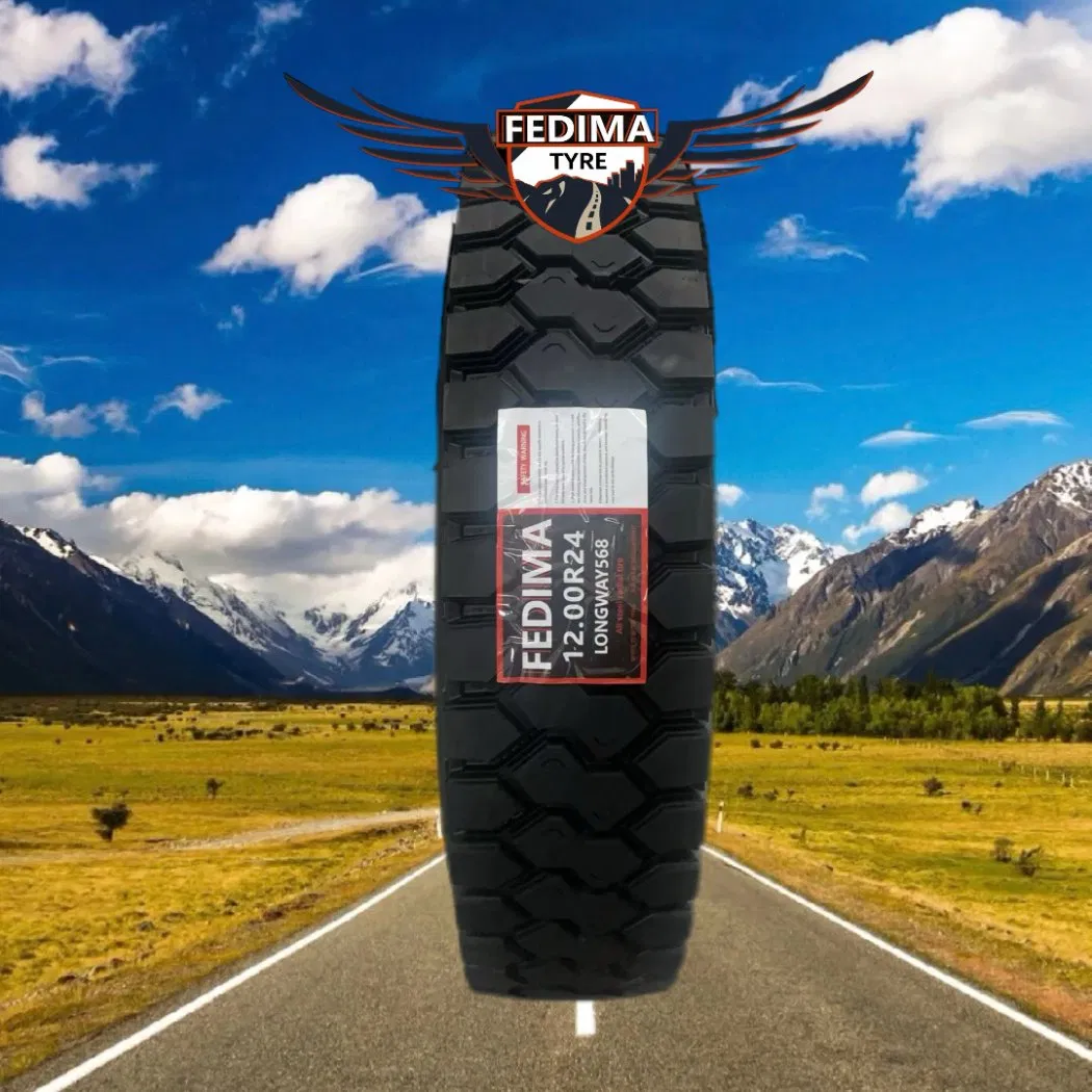 Top Brand Quality Radial Truck TBR 1200r24 Tire Tyre with Gcc ECE Fedima Brand