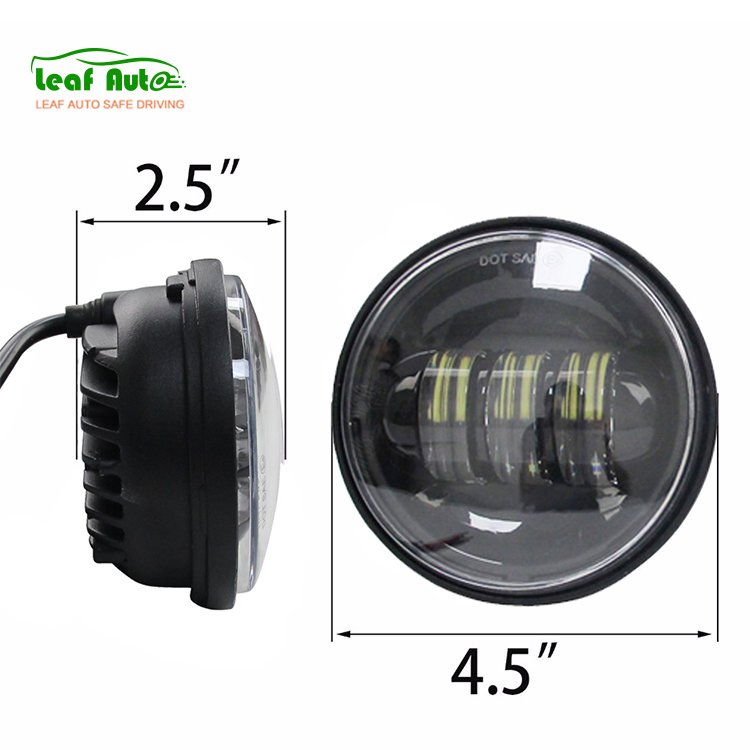 Круглая 4.5" 30W LED фара-противотуманка для Harley