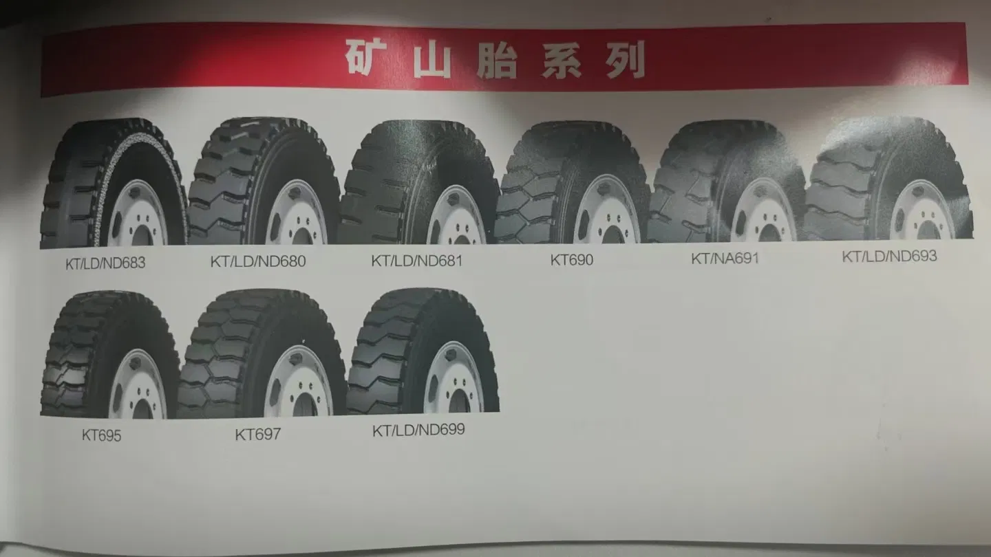 Exceptional Traction Mining Tires with Unique Tread Formula11.00r20