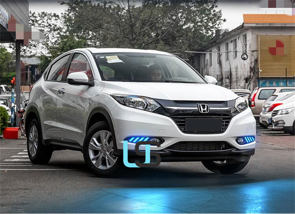 Передние светодиодные фары DRL для Honda HR-V (Vezel) 2014-2018