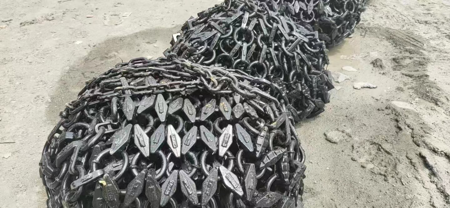 Цепи противоскольжения 23.5R25 для колесных погрузчиков