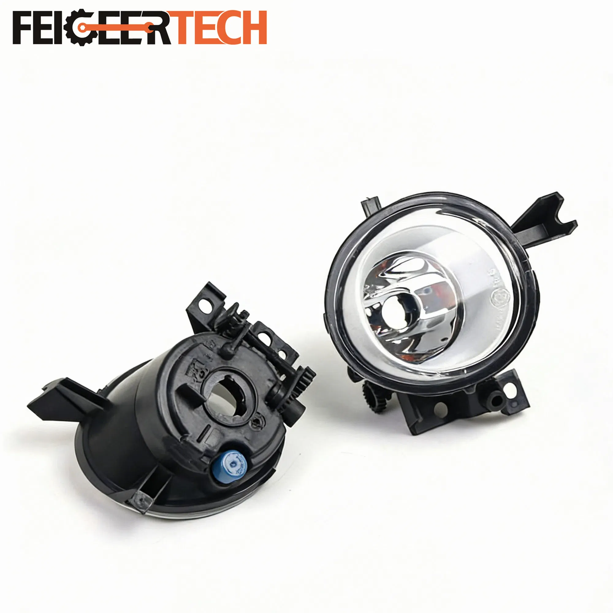 Противотуманные фары Volkswagen Touareg 2003-2010, черные