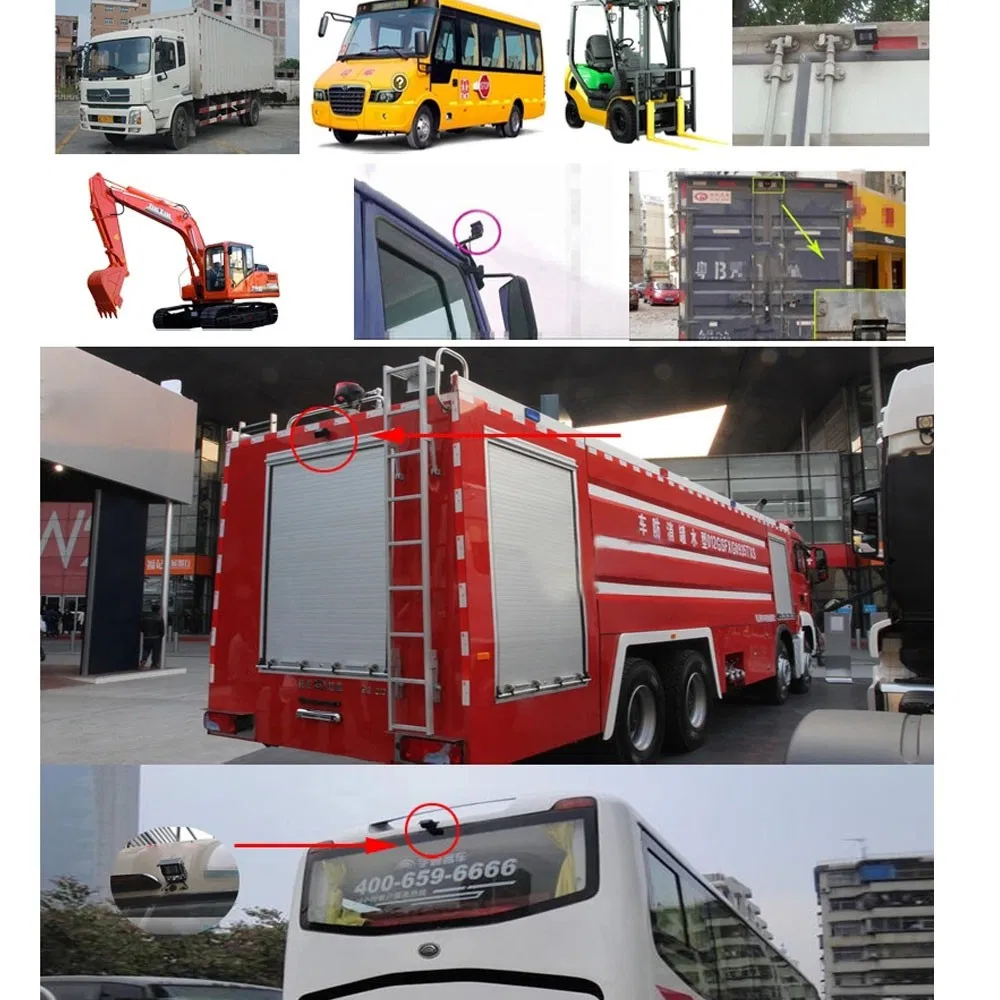 Streaming Media Rearview Monitor Mdvr with Front and Rear View Camera