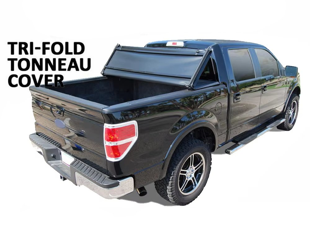 4X4 off Road Soft Tri-Fold Truck Bed Tonneau Cover for Ford F150 Raptor Trunk Protection
