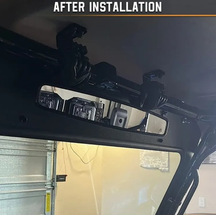 Interior Rearview Mirror 1.75-2 "Large Field of View" UTV Central Rearview Mirror Reflector