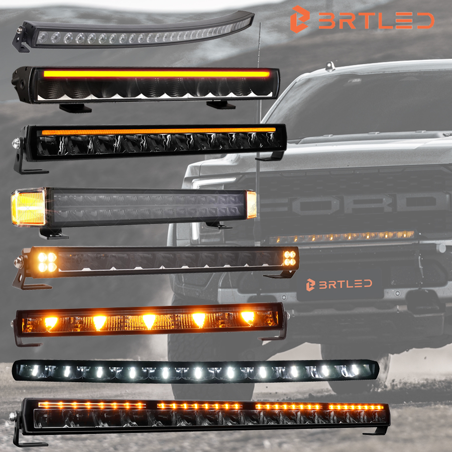 BRT Super Bright Dual Row High Power off Road 4X4 20 30 40 LED Light Bar Combo Driving Spot Car 14 Inch LED Bar Light