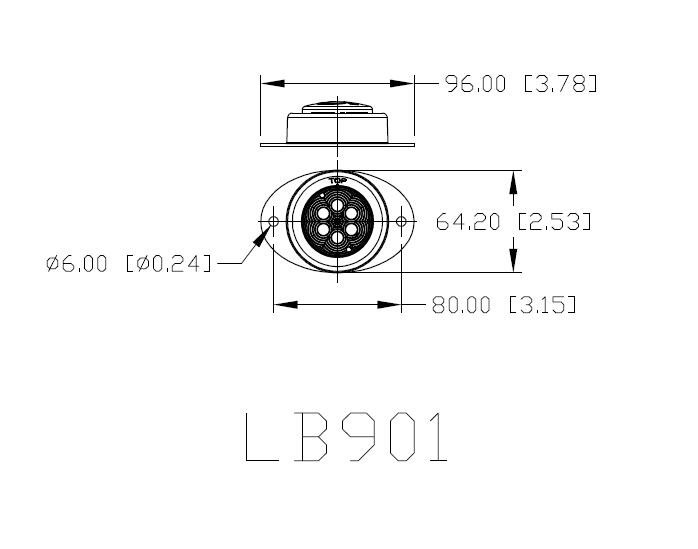 Противотуманная фара LB-901 для Volkswagen