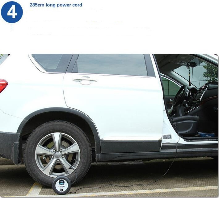 Portable Digital Display Intelligent Preset Pressure Car Air Compressor 12V Electric Tire Pump 260psi Vehicle Inflater