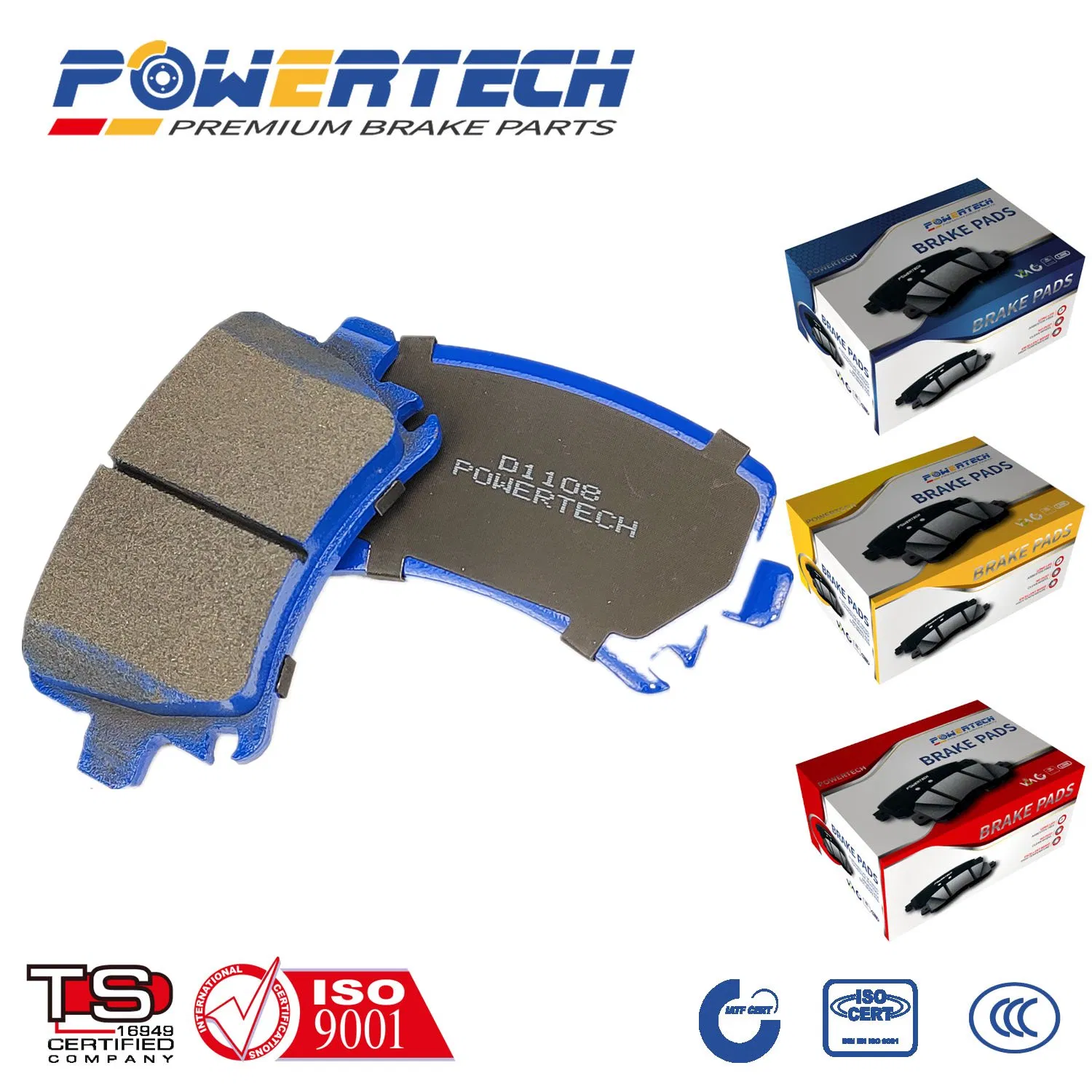 Spare Parts Good Performance Ceramic Semi-Metallic Brake Parts for JAC Changan Gelly Byd Great Wall Chery Lifan Car Brake Pads Chinese Electronic Car Vehicle