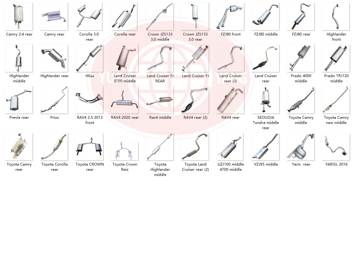 Глушитель выхлопной системы для Toyota из нержавеющей стали