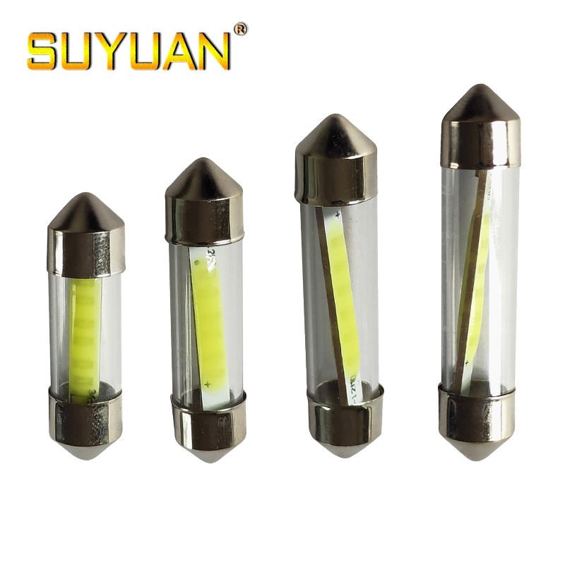 Светодиодная лампа C5W COB для авто, 12V 5W