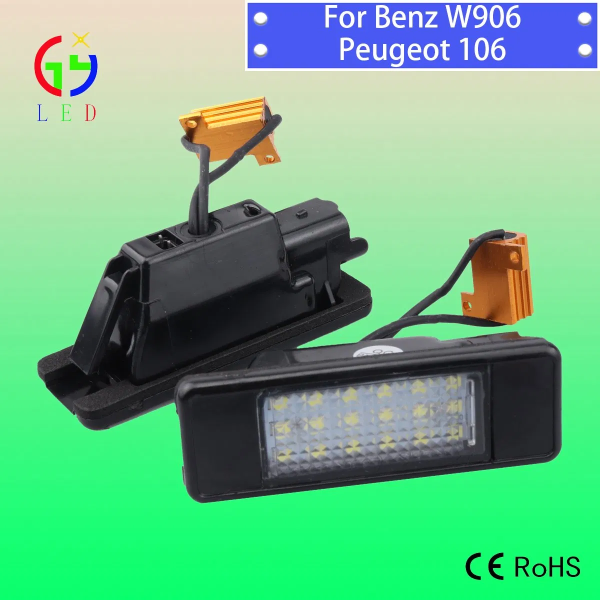 Светодиодный боковой габарит для Audi с желтым поворотником