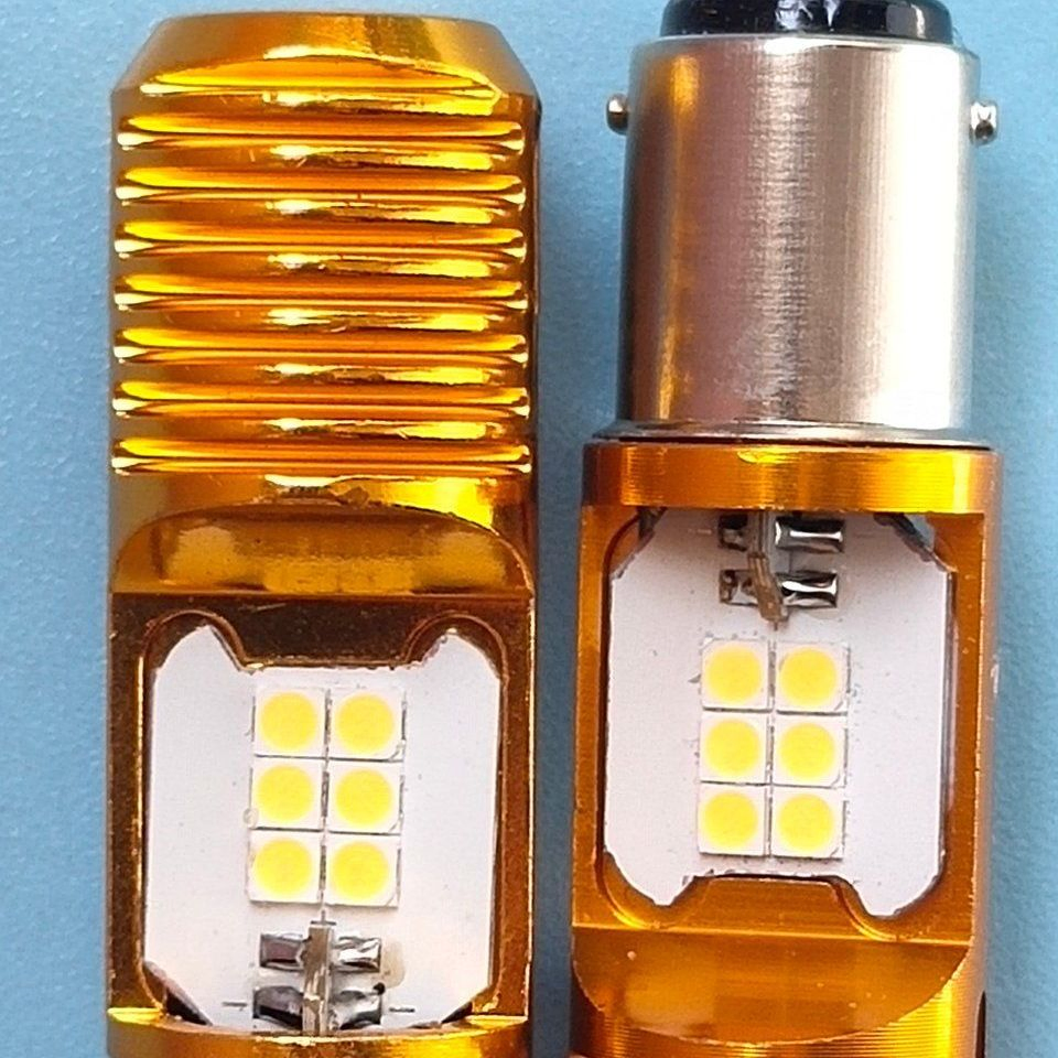 Светодиодная лампа 1157 для авто, 7W/8W, 12V/24V