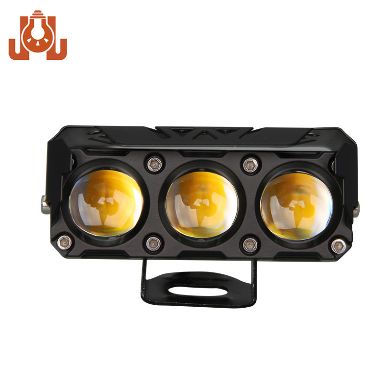 Двухцветная светодиодная фара-противотуманка для мотоцикла 12-80V