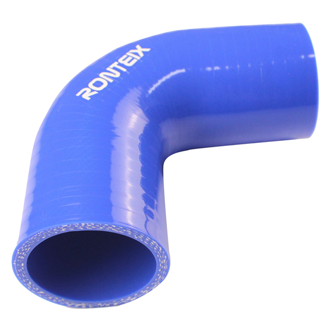 Black 3 3/4"-3.75" 90 Degree Elbow Coupler Silicone Rubber Hose