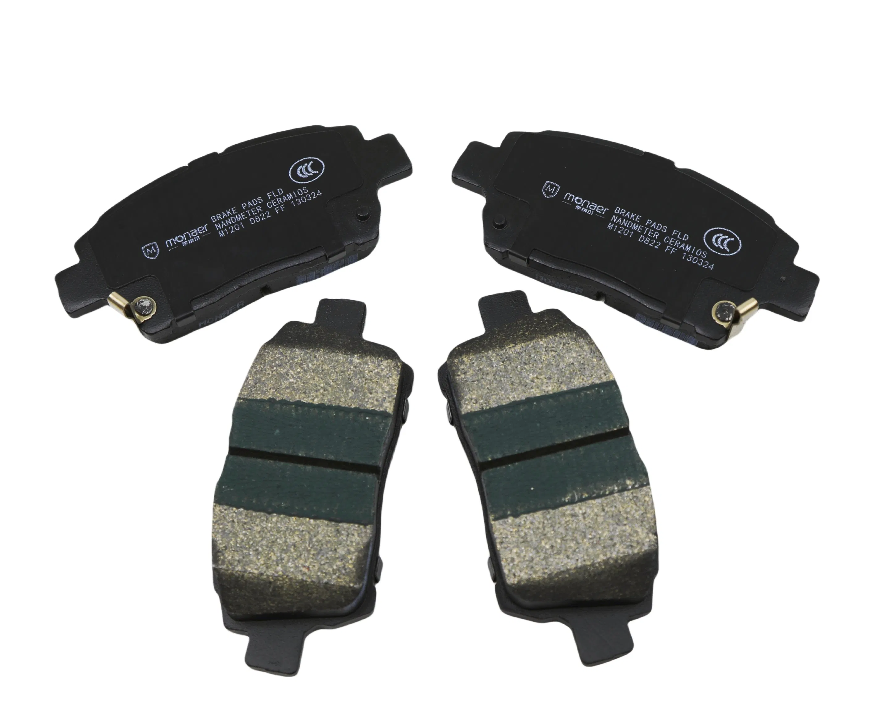 High Performance Monaer Brake Pads D822 Ceramic Front Disc Brake Pad for Byd\Toyota
