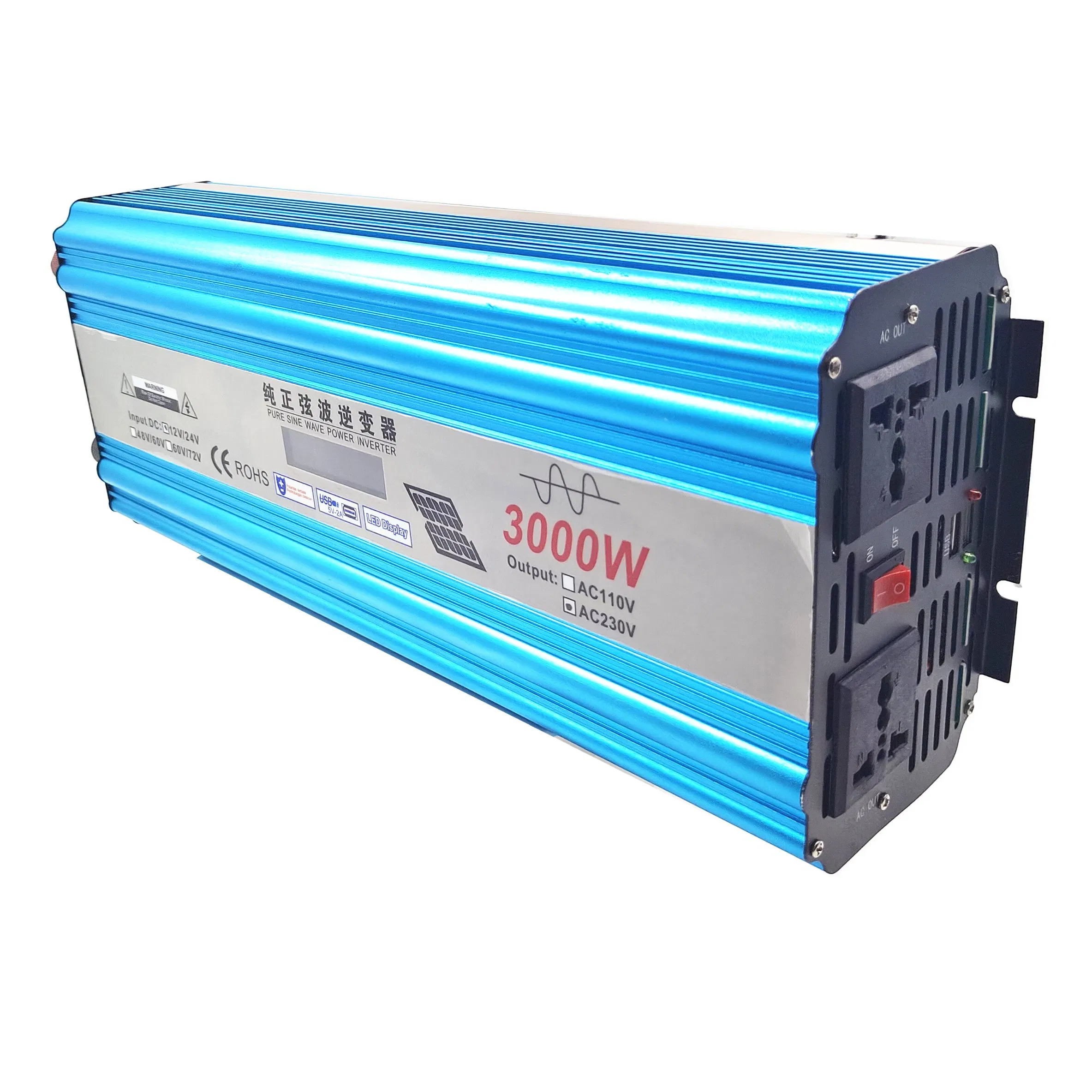 Инвертор 3000Вт 12В в 220В, чистая синусоида