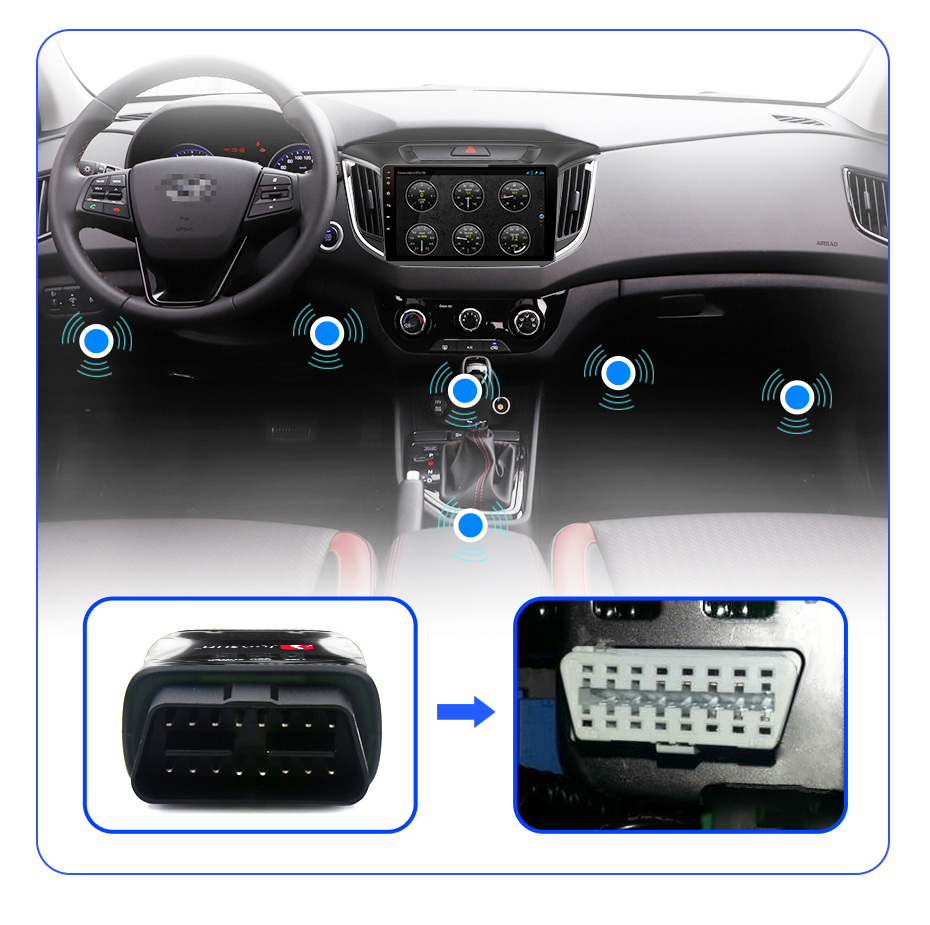 Автомобильный Bluetooth-адаптер 4.0 для диагностики