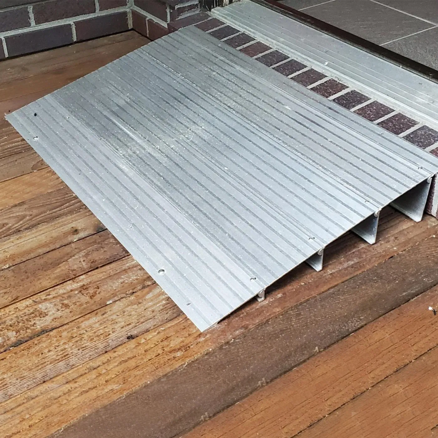 Aluminum Threshold Ramp for Wheelchairs Lightweight Family Stairs