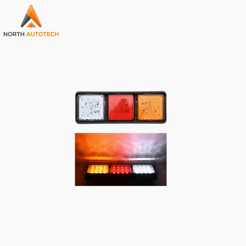 Тройная светодиодная фара для грузовика и прицепа 12В/24В